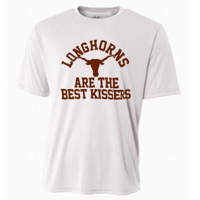 Texas Longhorn Are The Best Kissers Cooling Performance Crew T-Shirt