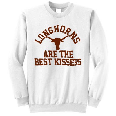 Texas Longhorn Are The Best Kissers Sweatshirt