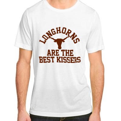 Texas Longhorn Are The Best Kissers Adult ChromaSoft Performance T-Shirt