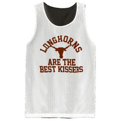 Texas Longhorn Are The Best Kissers Mesh Reversible Basketball Jersey Tank