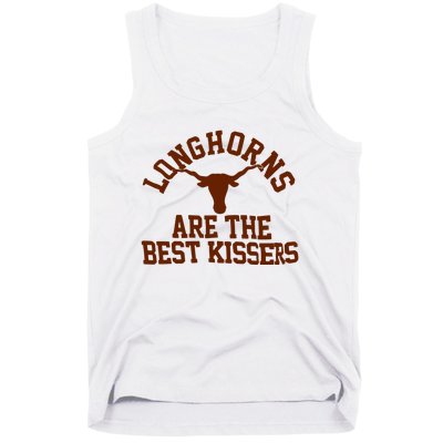 Texas Longhorn Are The Best Kissers Tank Top