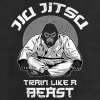 Train Like A Beast Jiu Jitsu BJJ Grappling MMA Gorilla Cool Comfort Performance Bucket Hat