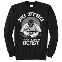 Train Like A Beast Jiu Jitsu BJJ Grappling MMA Gorilla Sweatshirt