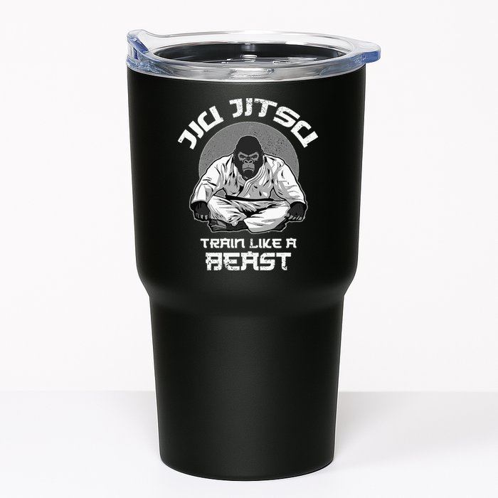 Train Like A Beast Jiu Jitsu BJJ Grappling MMA Gorilla Tumbler