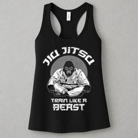 Train Like A Beast Jiu Jitsu BJJ Grappling MMA Gorilla Womens Tank Top