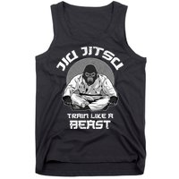 Train Like A Beast Jiu Jitsu BJJ Grappling MMA Gorilla Tank Top