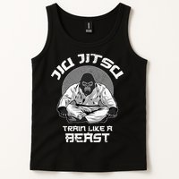 Train Like A Beast Jiu Jitsu BJJ Grappling MMA Gorilla Tank Top