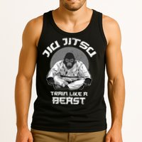 Train Like A Beast Jiu Jitsu BJJ Grappling MMA Gorilla Tank Top