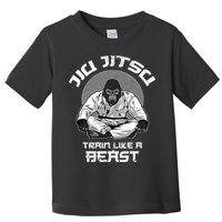 Train Like A Beast Jiu Jitsu BJJ Grappling MMA Gorilla Toddler T-Shirt