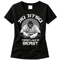 Train Like A Beast Jiu Jitsu BJJ Grappling MMA Gorilla Womens T-Shirt