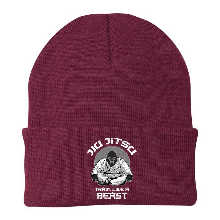 Train Like A Beast Jiu Jitsu BJJ Grappling MMA Gorilla Beanie