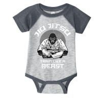 Train Like A Beast Jiu Jitsu BJJ Grappling MMA Gorilla Infant Baby Jersey Bodysuit