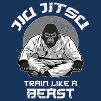 Train Like A Beast Jiu Jitsu BJJ Grappling MMA Gorilla Infant Baby Jersey Bodysuit