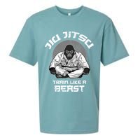 Train Like A Beast Jiu Jitsu BJJ Grappling MMA Gorilla Sueded Cloud Jersey T-Shirt