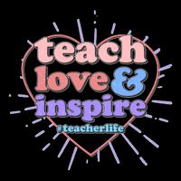 Teach Love And Inspire #Teacher Life Cooling Performance Crew T-Shirt