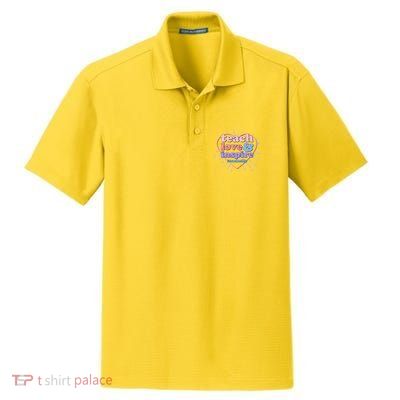 Teach Love And Inspire #Teacher Life Dry Zone Grid Polo