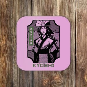 The Last Airbender Kyoshi Wood Block Portrait Coaster