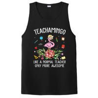 Teachamingo Like a Normal Teacher Flamingo PosiCharge Competitor Tank