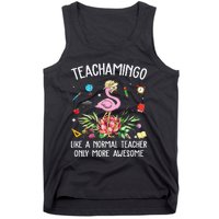 Teachamingo Like a Normal Teacher Flamingo Tank Top