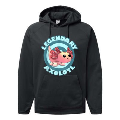 The Legendary Axolotl Adopt Me Gaming Team Performance Fleece Hoodie