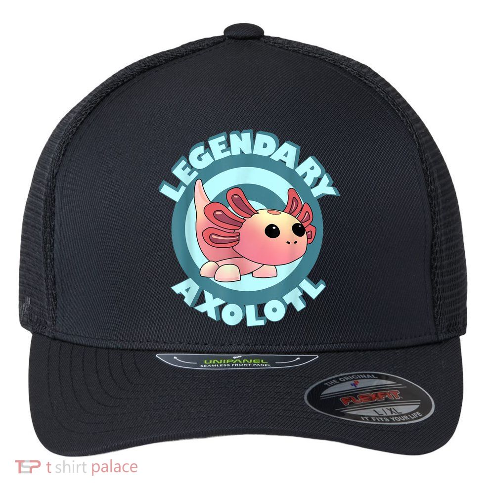The Legendary Axolotl Adopt Me Gaming Team Flexfit Unipanel Trucker Cap