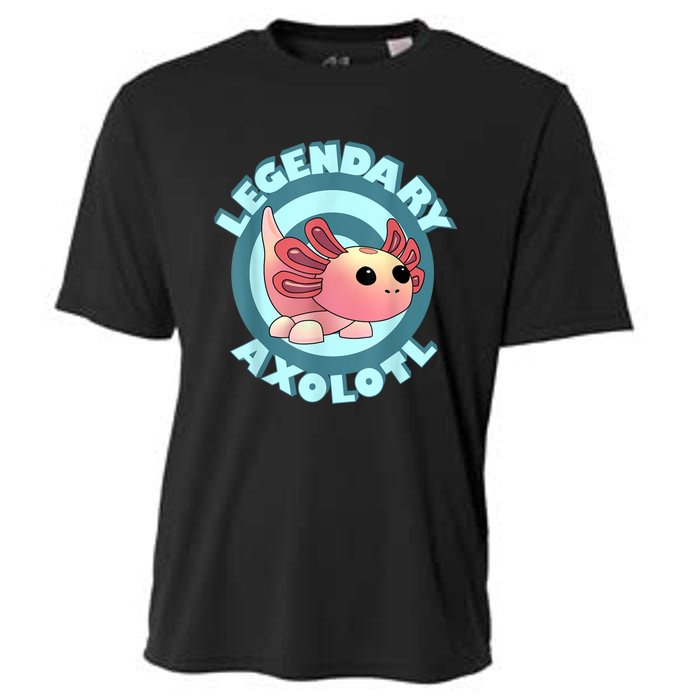 The Legendary Axolotl Adopt Me Gaming Team Cooling Performance Crew T-Shirt