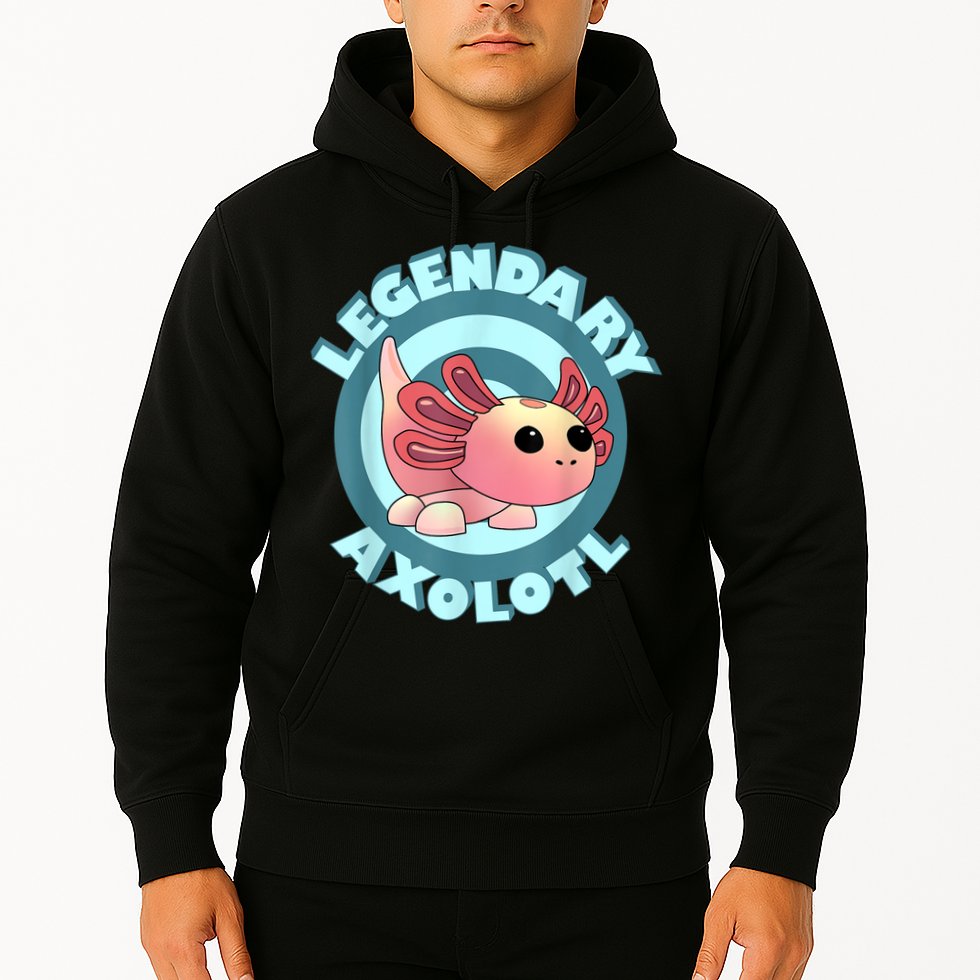 The Legendary Axolotl Adopt Me Gaming Team Hoodie