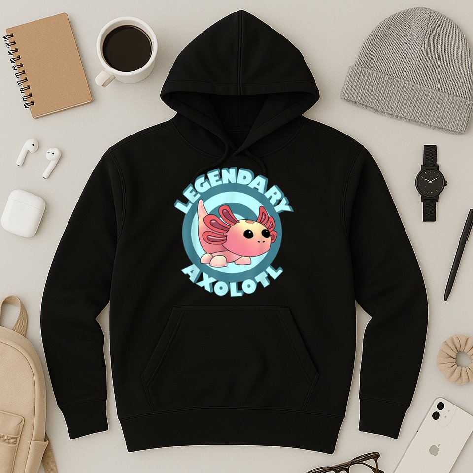 The Legendary Axolotl Adopt Me Gaming Team Hoodie