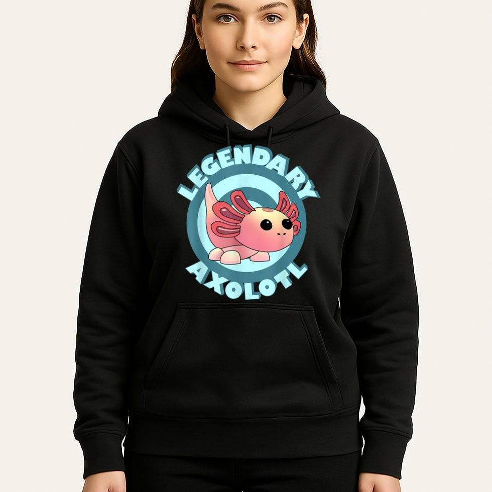 The Legendary Axolotl Adopt Me Gaming Team Hoodie