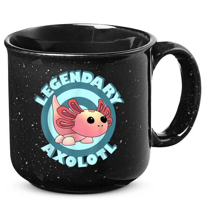 The Legendary Axolotl Adopt Me Gaming Team 15oz Campfire Ceramic Mug