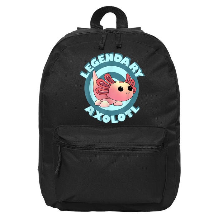 The Legendary Axolotl Adopt Me Gaming Team 16 in Basic Backpack