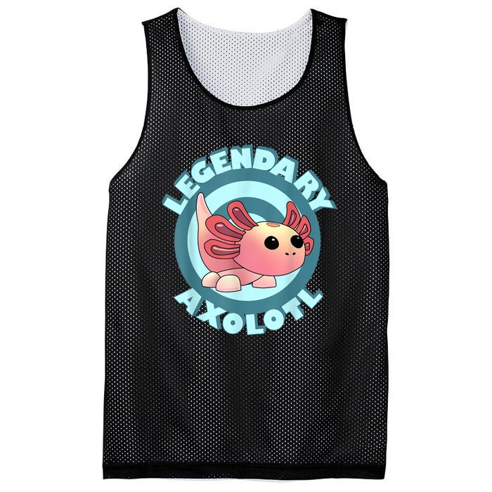 The Legendary Axolotl Adopt Me Gaming Team Mesh Reversible Basketball Jersey Tank