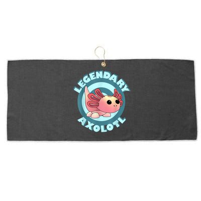 The Legendary Axolotl Adopt Me Gaming Team Large Microfiber Waffle Golf Towel