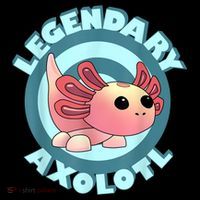 The Legendary Axolotl Adopt Me Gaming Team Tank Top