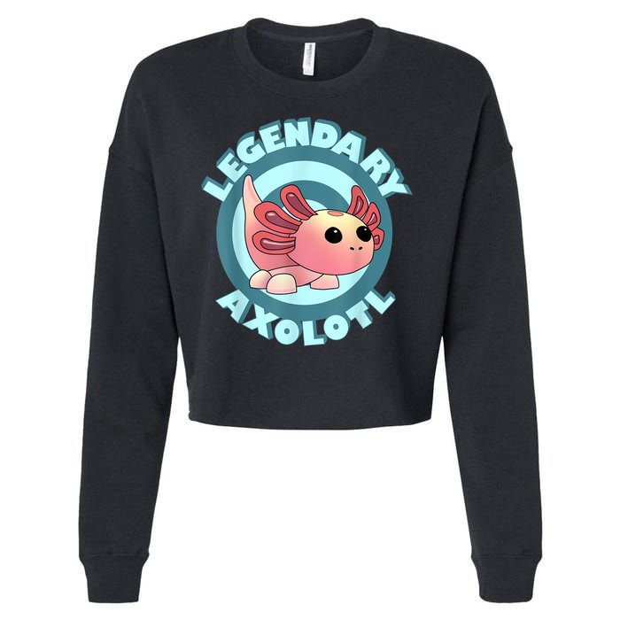 The Legendary Axolotl Adopt Me Gaming Team Cropped Pullover Crew