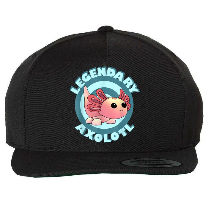 The Legendary Axolotl Adopt Me Gaming Team Wool Snapback Cap