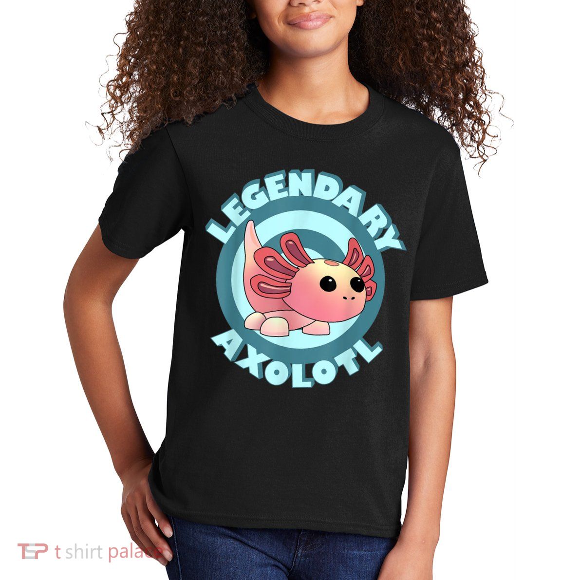 The Legendary Axolotl Adopt Me Gaming Team Kids T-Shirt