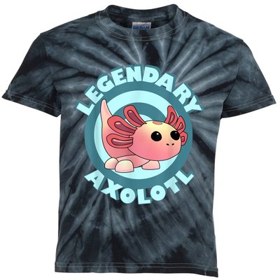 The Legendary Axolotl Adopt Me Gaming Team Kids Tie-Dye T-Shirt