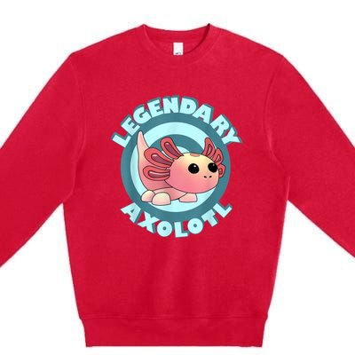 The Legendary Axolotl Adopt Me Gaming Team Premium Crewneck Sweatshirt