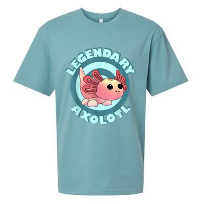 The Legendary Axolotl Adopt Me Gaming Team Sueded Cloud Jersey T-Shirt