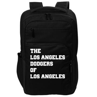 The Los Angeles Dodgers Of Los Angeles Impact Tech Backpack