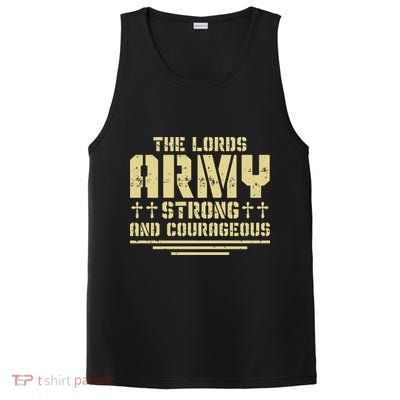 The Lords Army Strong And Courageous Jesus Christ PosiCharge Competitor Tank