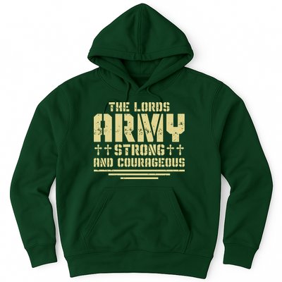 The Lords Army Strong And Courageous Jesus Christ Hoodie