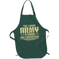 The Lords Army Strong And Courageous Jesus Christ Apron