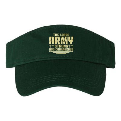 The Lords Army Strong And Courageous Jesus Christ Visor