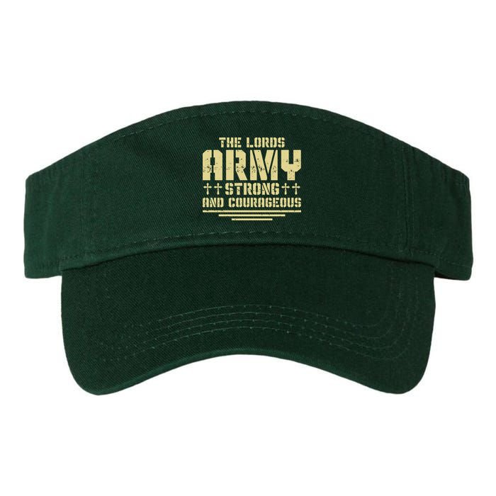 The Lords Army Strong And Courageous Jesus Christ Visor
