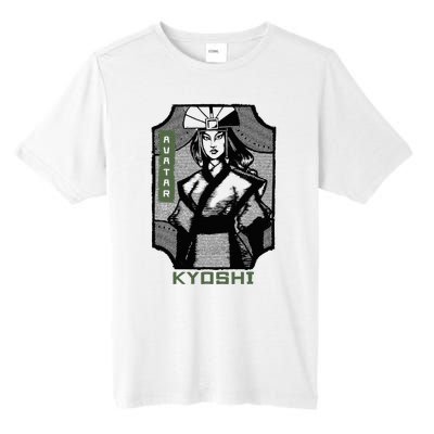 The Last Airbender Kyoshi Wood Block Print Portrait Tall Fusion ChromaSoft Performance T-Shirt