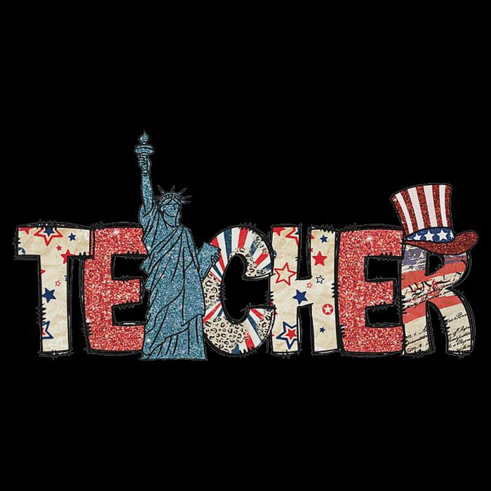 Teacher Life American Flag 4th Of July Usa Teacher Patriotic Impact Tech Backpack