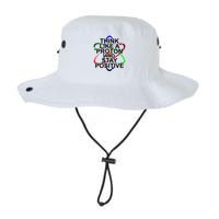 Think Like A Proton And Stay Positive Science Bucket Hat