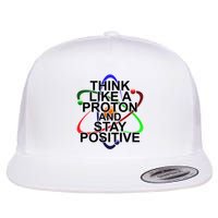 Think Like A Proton And Stay Positive Science Flatbill Hat